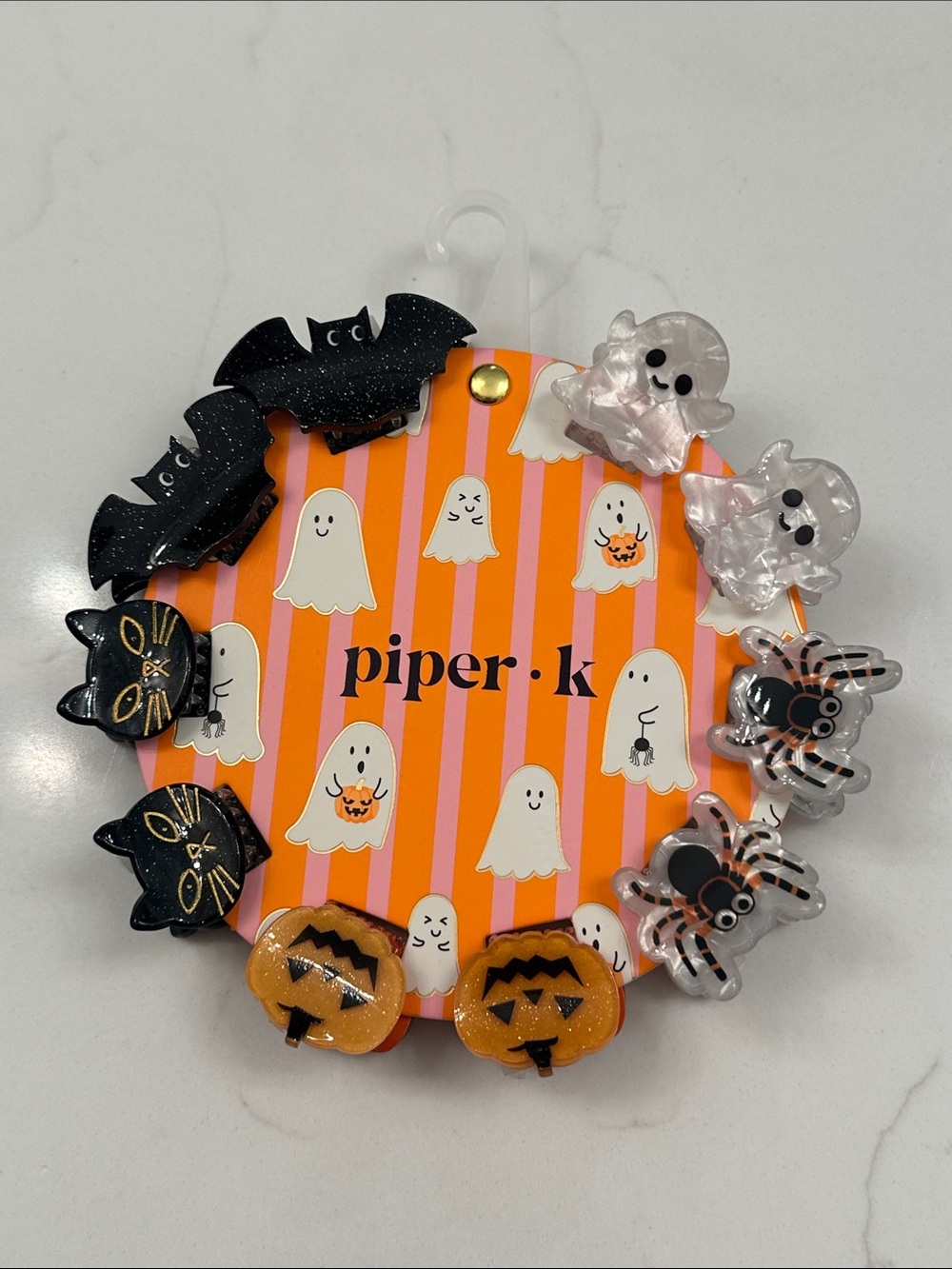 NWT Piper K Halloween Mini Hair Claw Clips Set of 10
